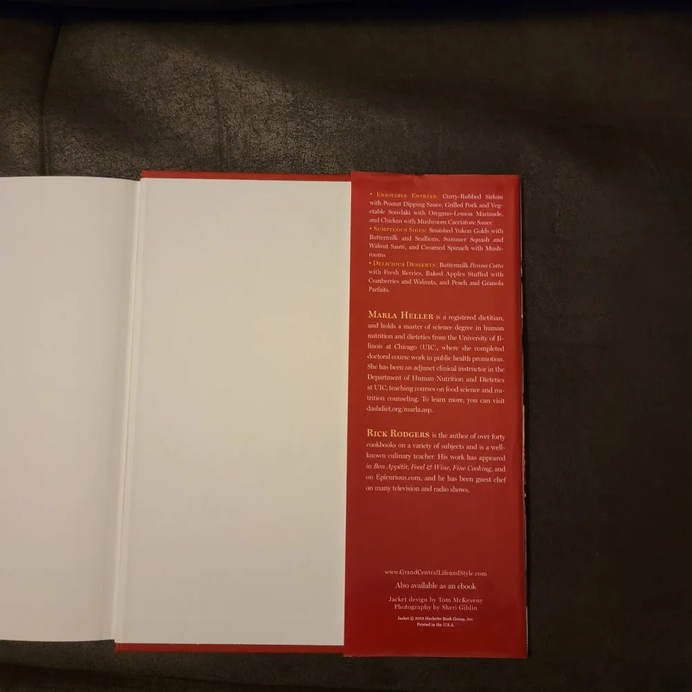 The Everyday DASH Diet Cookbook by Marla Heller, MS. RD ‎ Hardbook